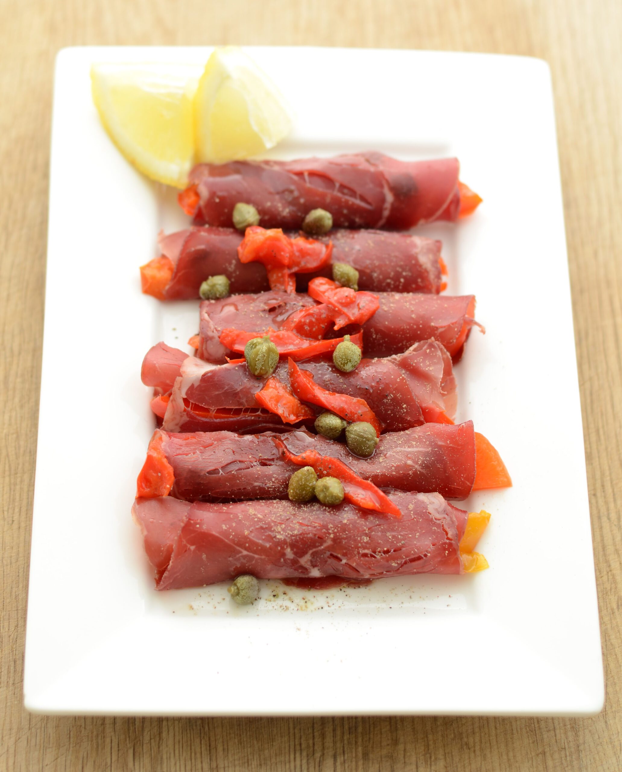 Gefüllte Bresaolaröllchen