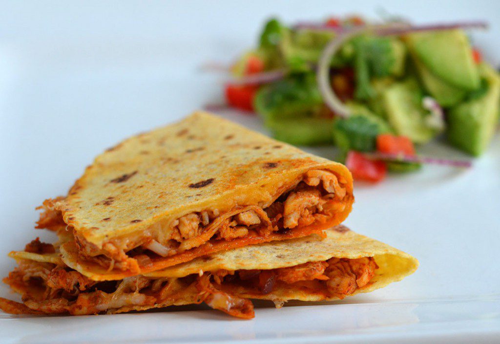 Quesadillas mit Huhn