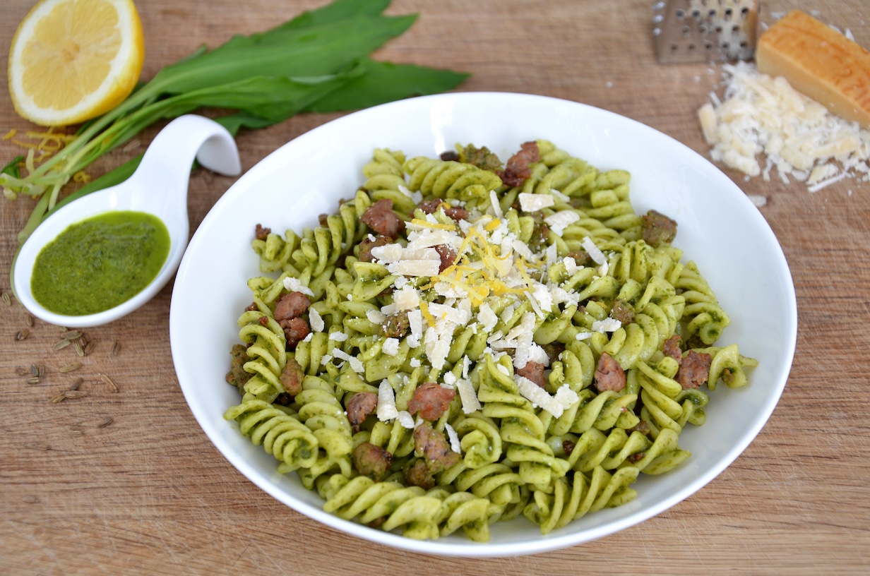 Bärlauch Nudelsalat