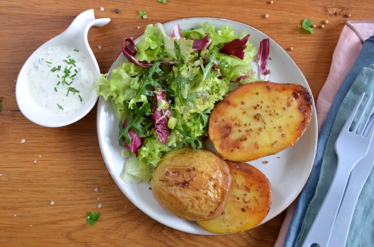 Ofenkartoffeln mit Rauchsaltz