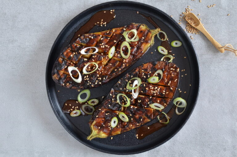 Miso-Auberginen