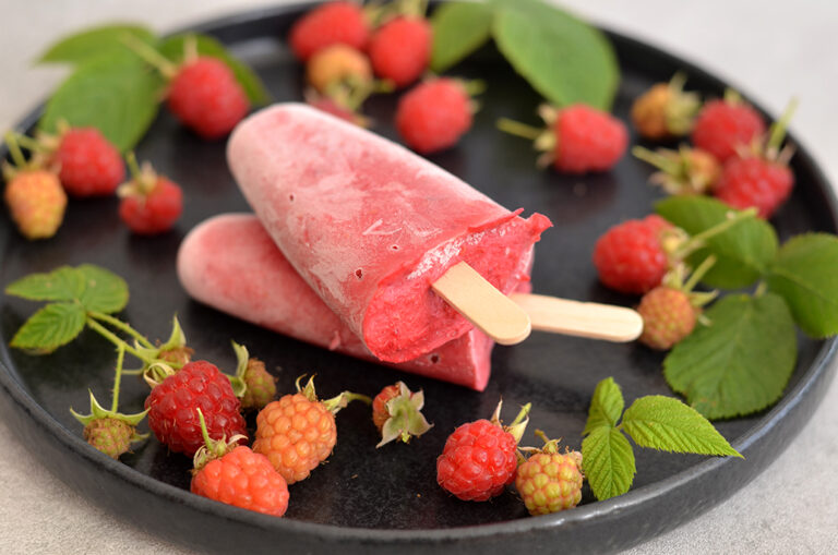 Himbeer-Eis