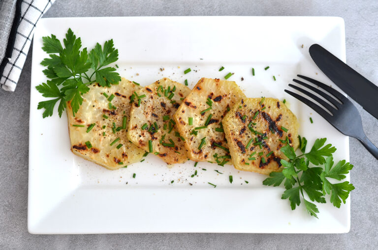 Gegrillter Kohlrabi