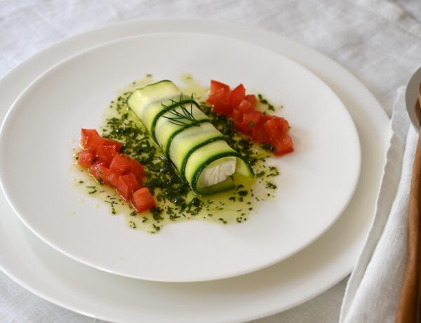 Feta-Zucchini-Röllchen