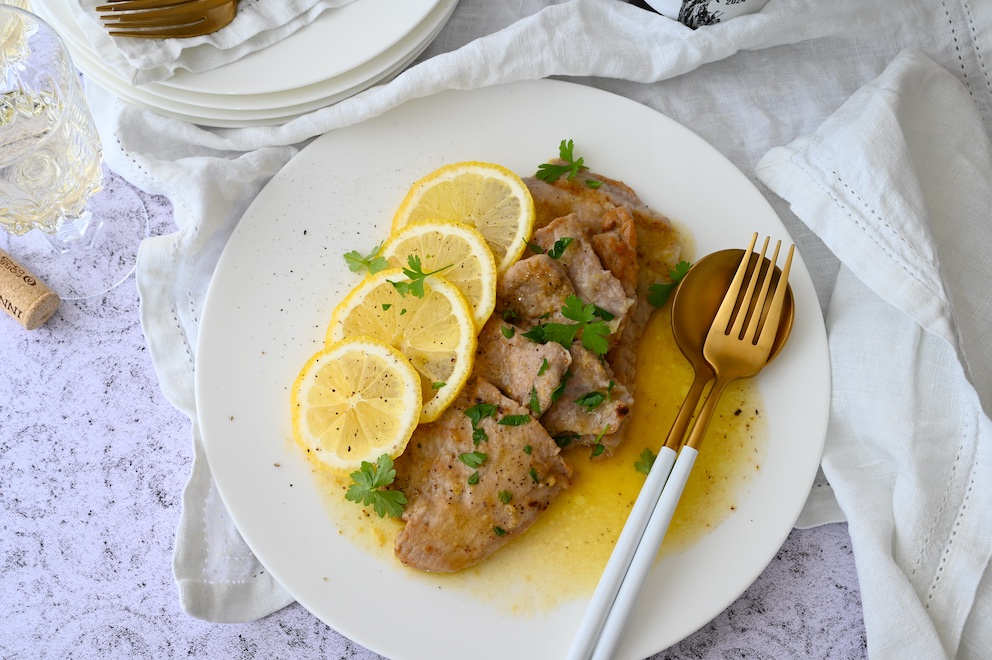 Scaloppine al limone | Kalbsschnitzel in Zitronensauce